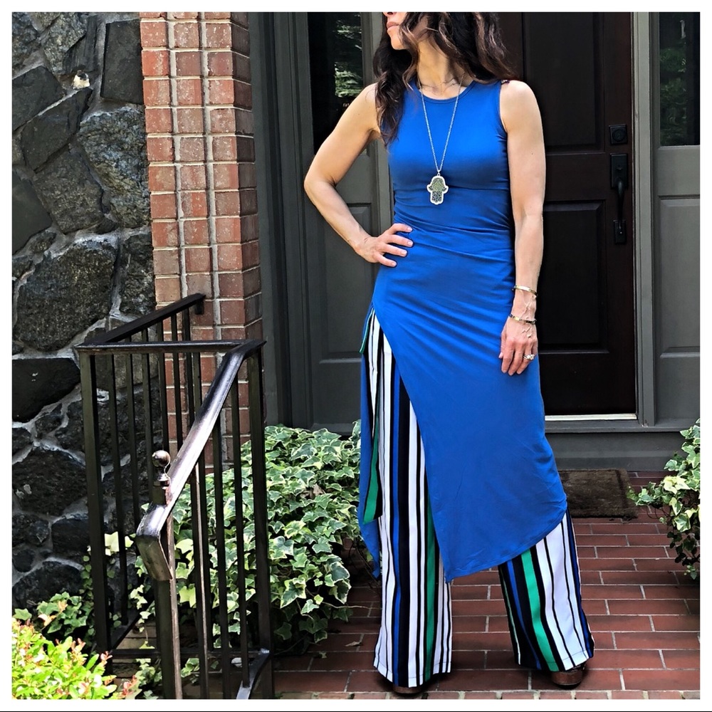 ✨LAST ONE✨Royal blue high slit dress - Picture 3 of 8